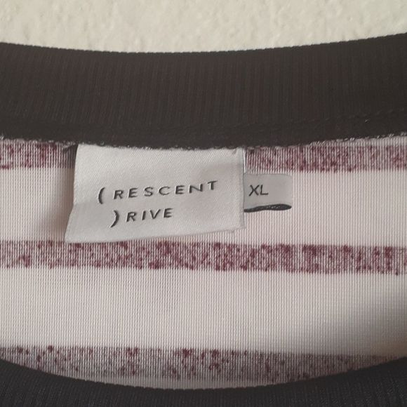 RENCENT RIVE velvet round neck top size XL - Picture 4 of 13